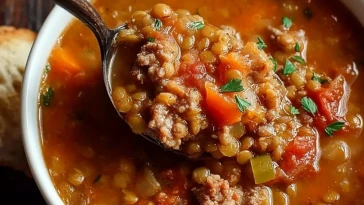 Soupe Aux Lentilles Et Saucisses - 1