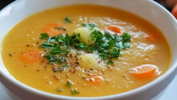 Soupe Crémeuse aux Pommes de Terre et Carottes - 1