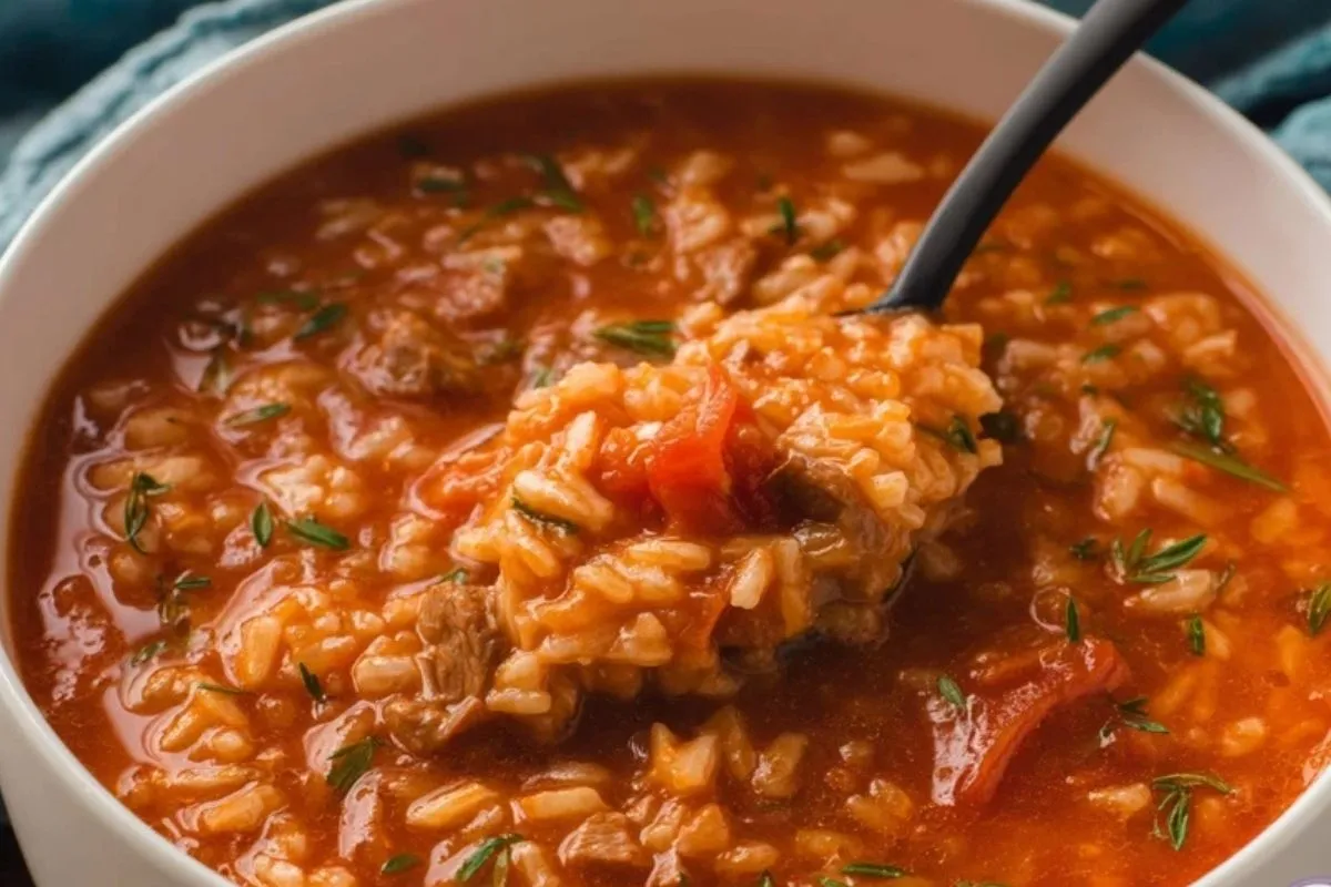 Soupe De Riz Tomatée Riche - 1