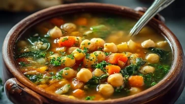 Soupe Toscane aux Pois Chiches - 1