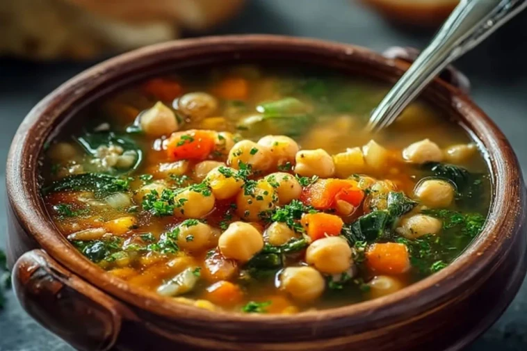 Soupe Toscane aux Pois Chiches - 1