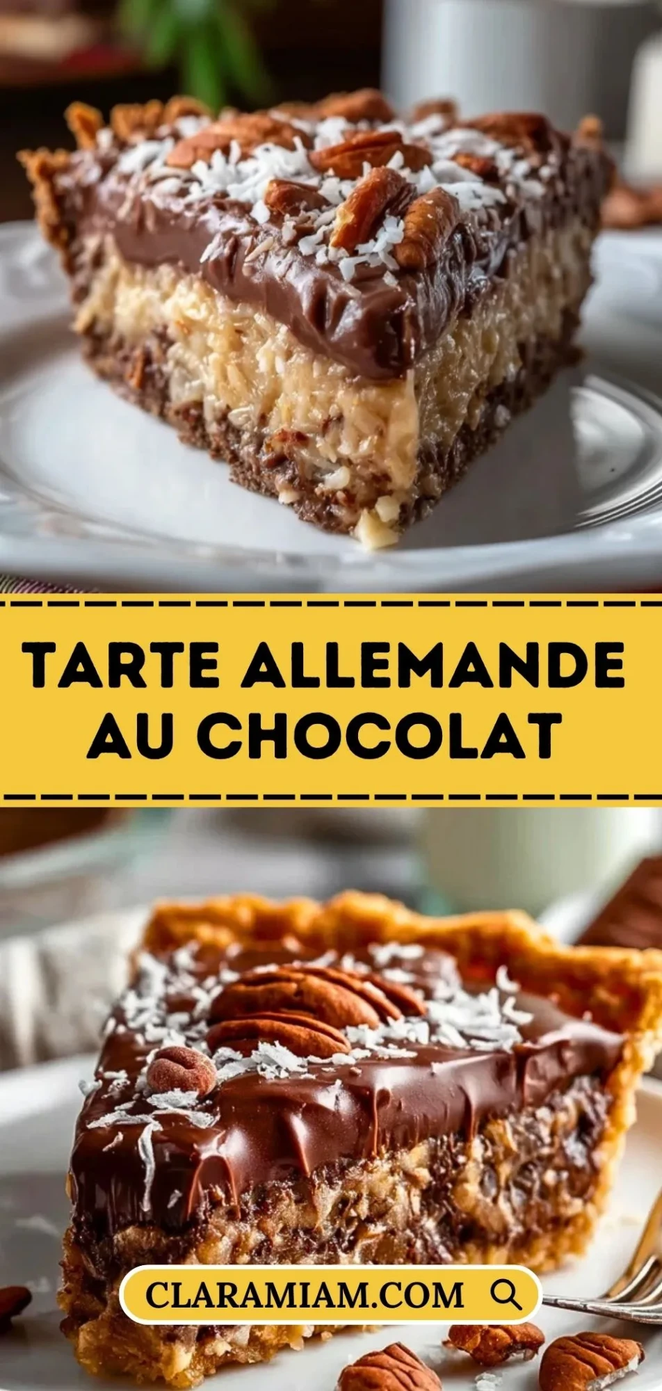 Tarte Allemande Au Chocolat - Pin 1