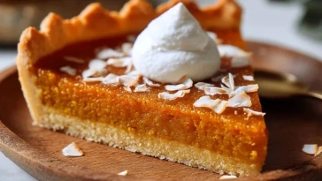 Tarte Au Potiron Simple Avec Du Lait Concentré - 1