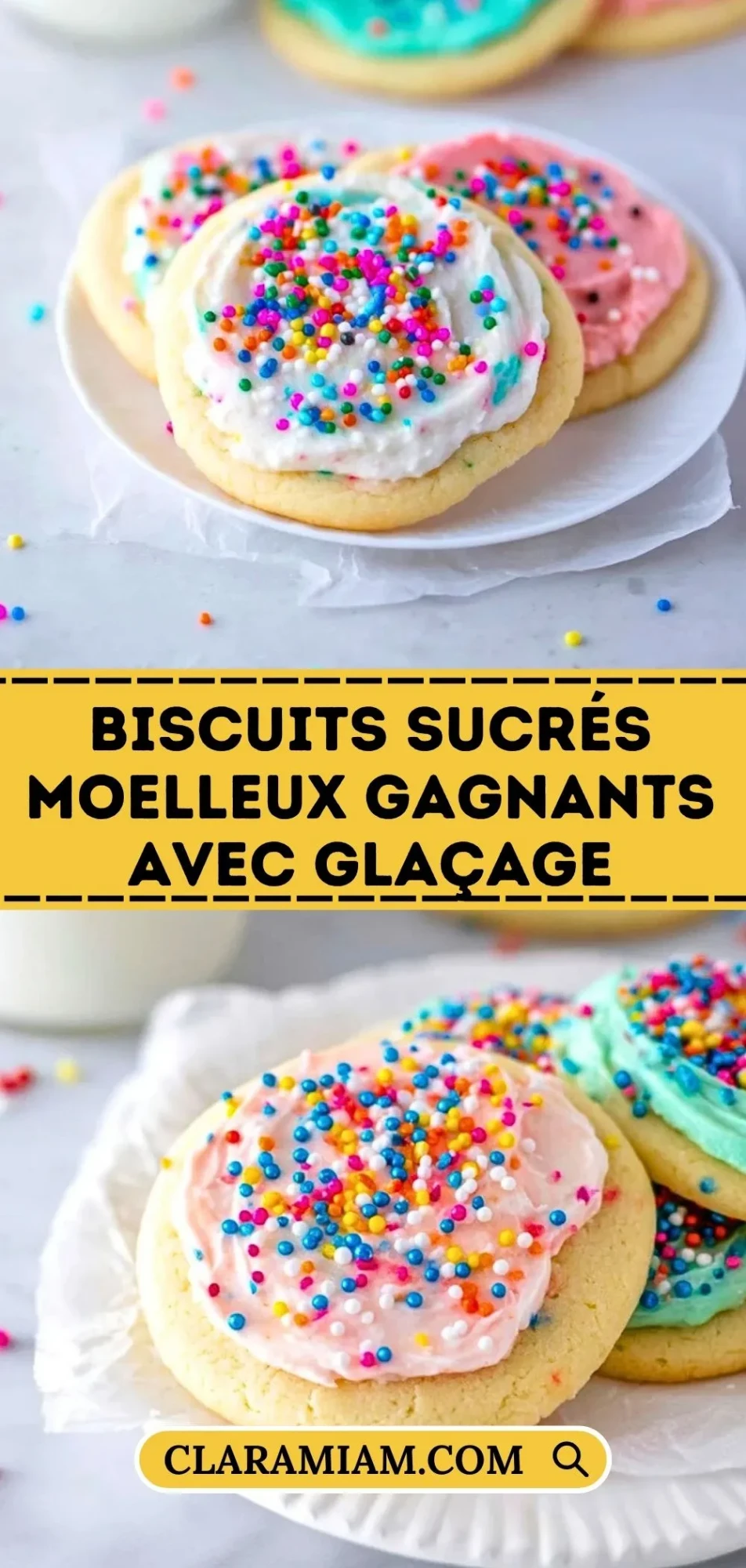 Biscuits Sucrés Moelleux Gagnants avec Glaçage - Pin 1