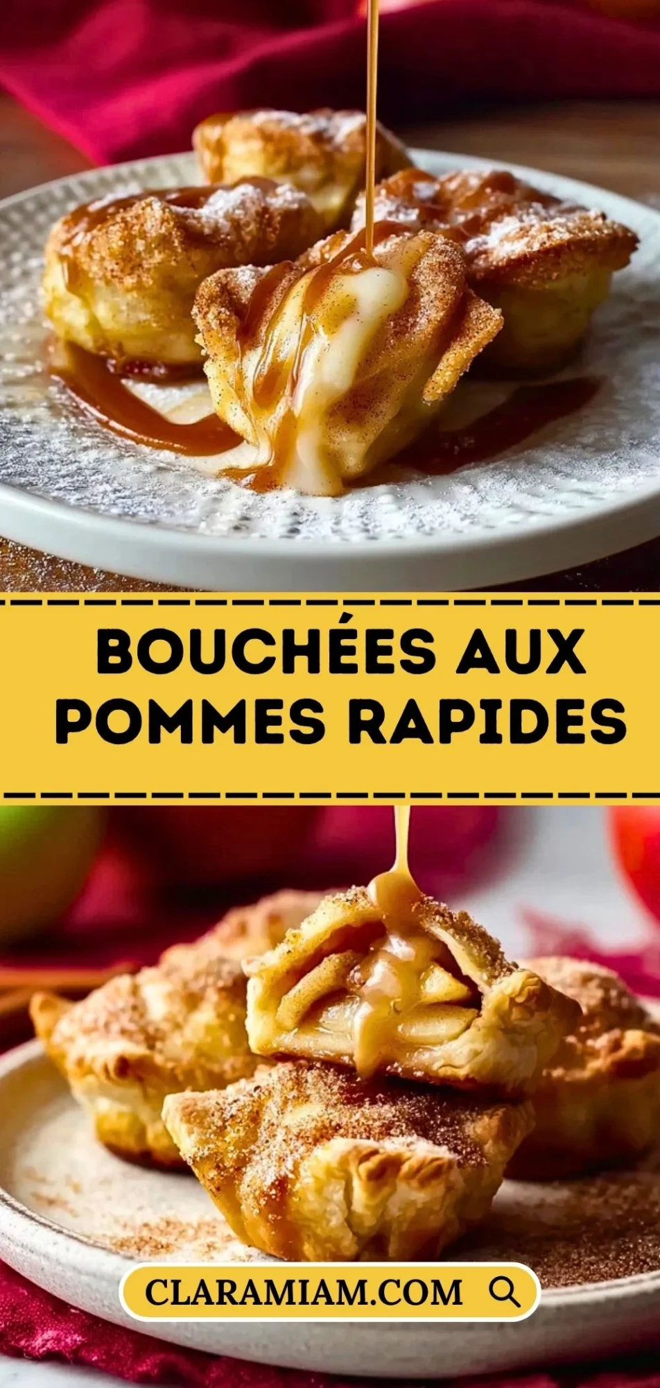 Bouchées Aux Pommes Rapides - Pin 1