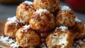 Bouchées De Fromage Cottage Aux Pommes Et Cannelle