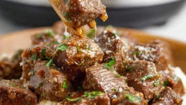 Bouchées De Steak À Lail Et Parmesan