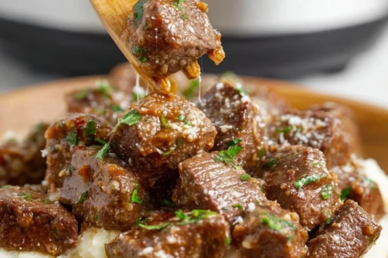 Bouchées De Steak À Lail Et Parmesan