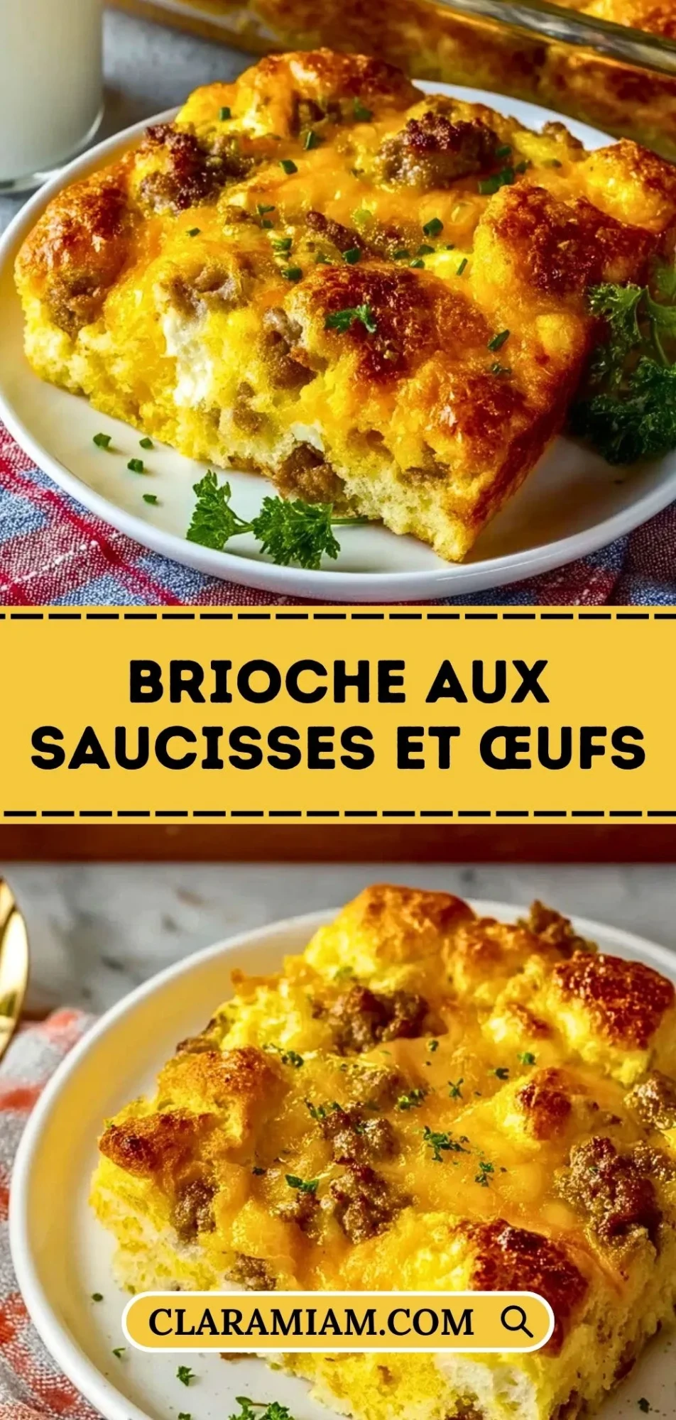 Brioche Aux Saucisses Et Œufs - Pin 1