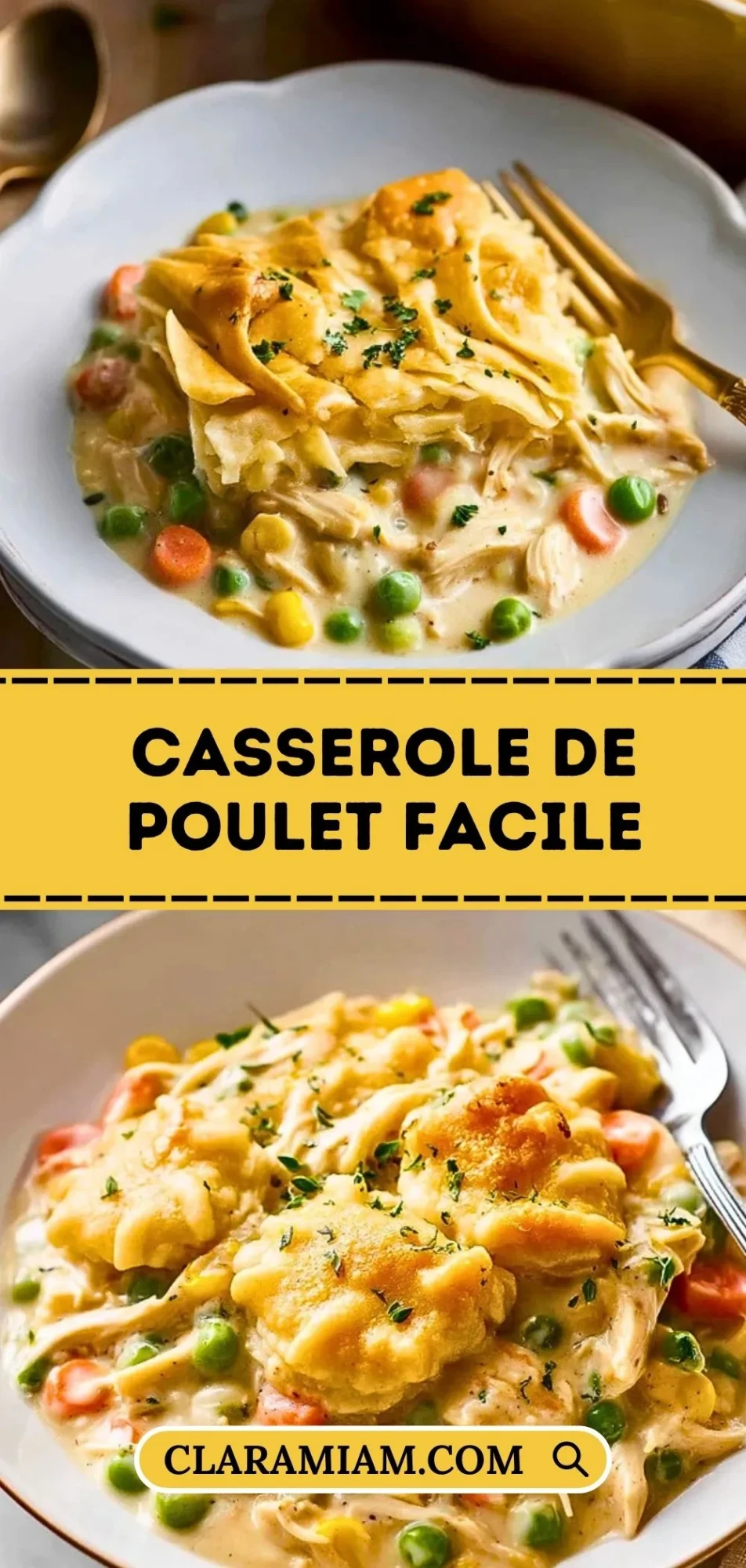 Casserole De Poulet Facile - Pin 1