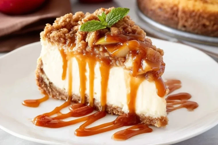 Cheesecake aux Pommes et Crumble