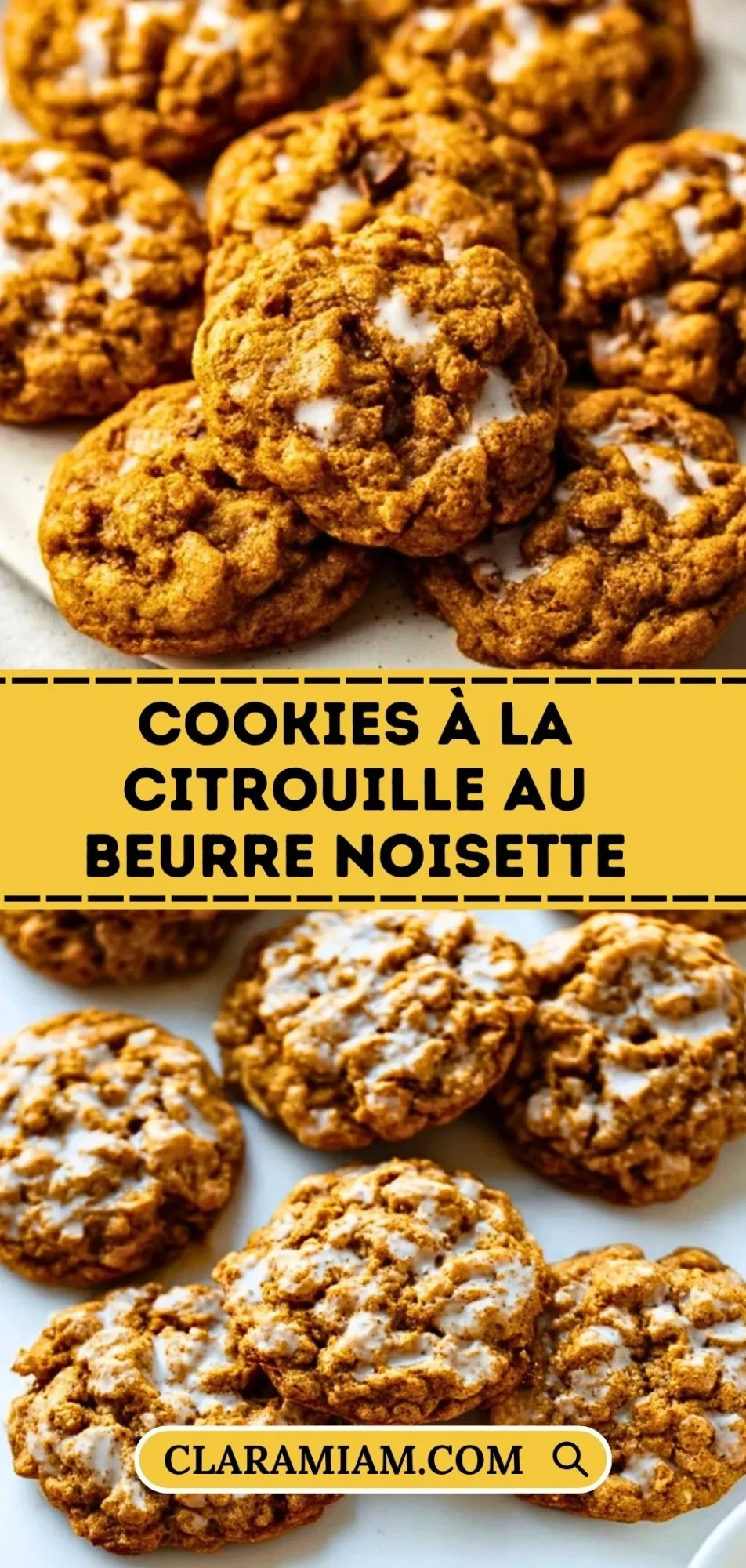 Cookies à la Citrouille au Beurre Noisette - Pin 1