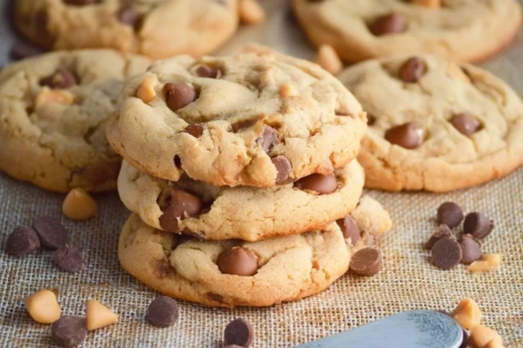 Cookies Aux Pépites De Chocolat Et Beurre De Cacahuète