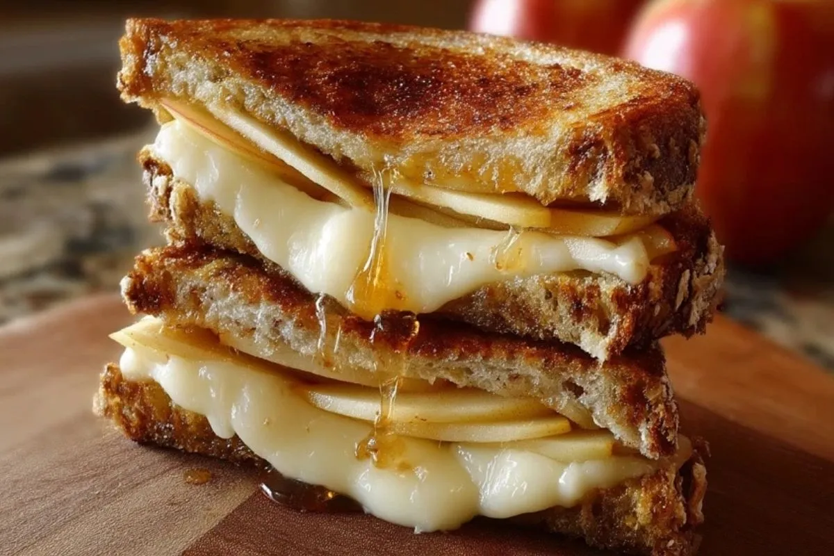 Croque Au Gouda Fumé Et Pomme