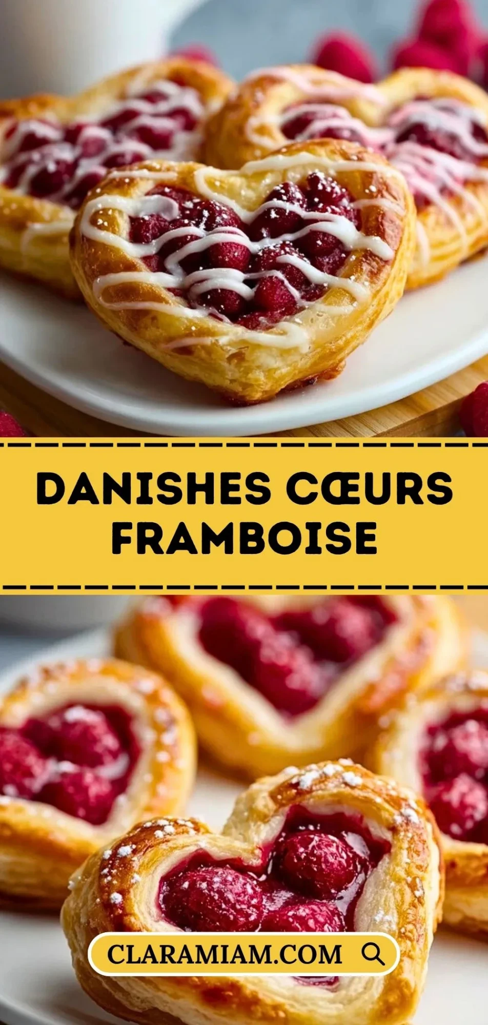 Danishes Cœurs Framboise