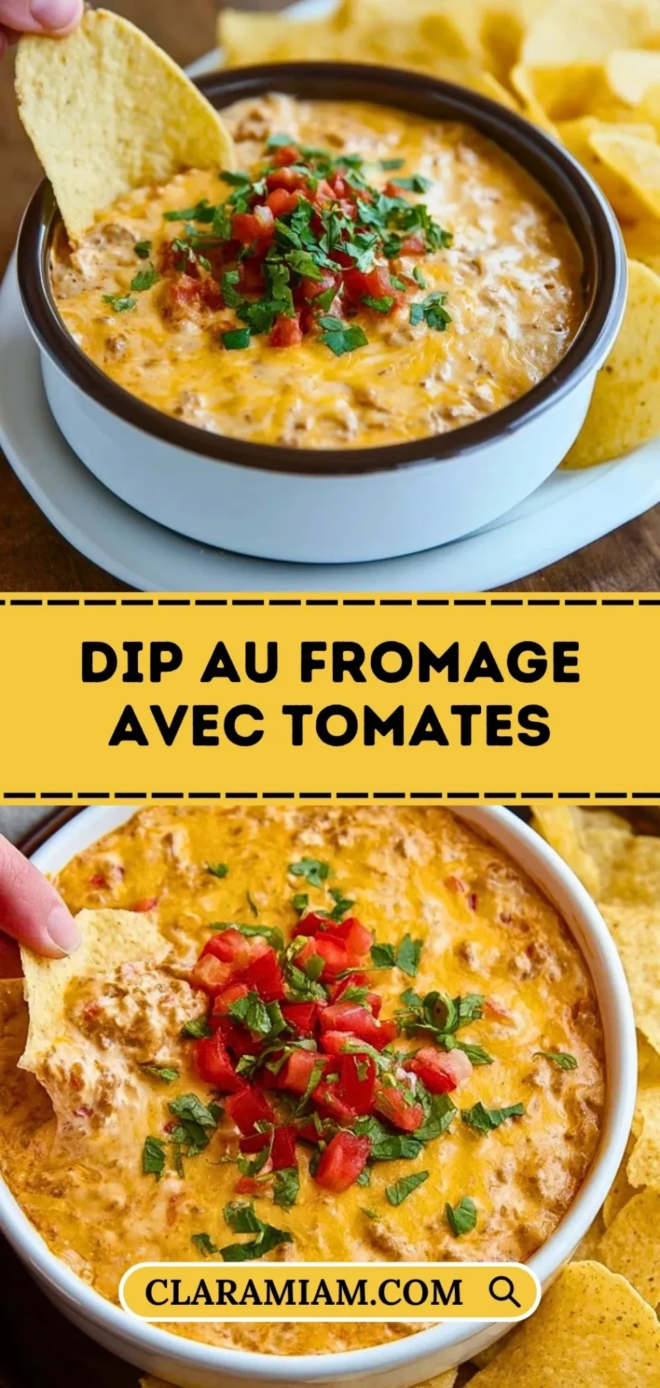 Dip Au Fromage Avec Tomates - Pin 1