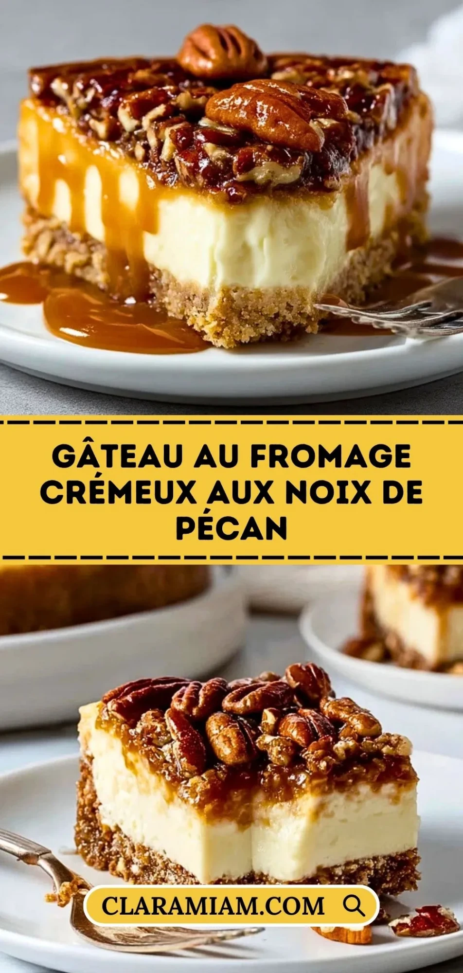 Gâteau Au Fromage Crémeux Aux Noix De Pécan