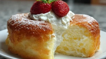 Gâteau Nuage Léger et Aéré