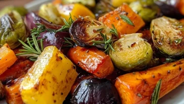 Légumes Rôtis au Sirop dÉrable pour Thanksgiving