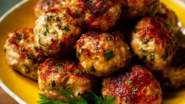 Meatballs de Dinde au Four