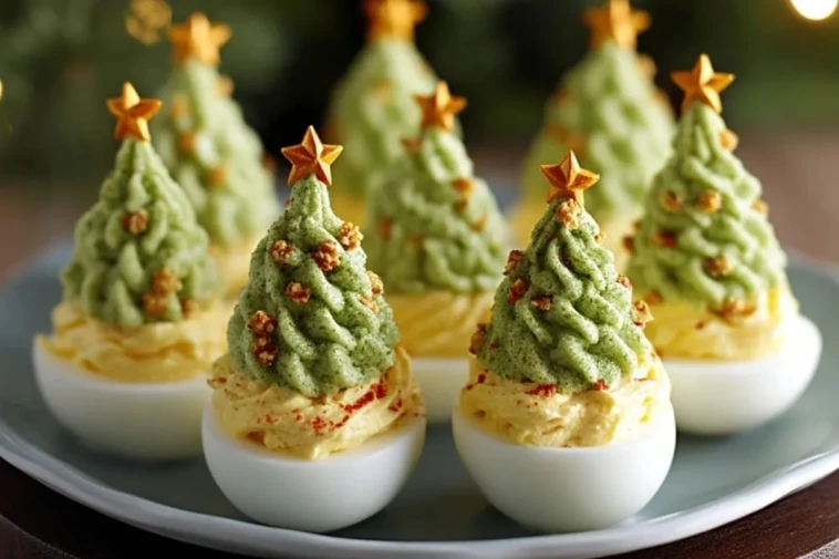 Oeufs Mimosa en Arbre de Noël