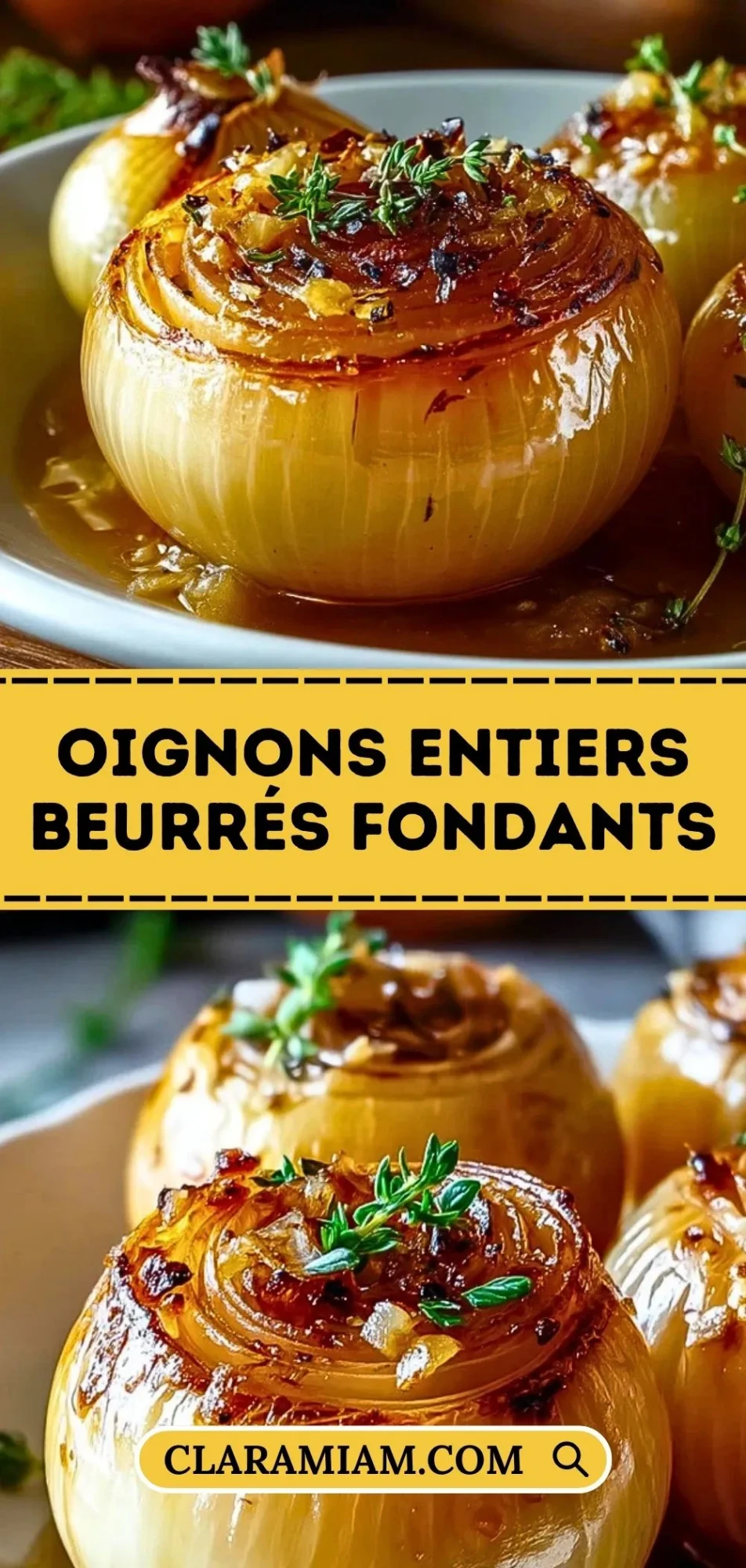 Oignons Entiers Beurrés Fondants - Pin 1