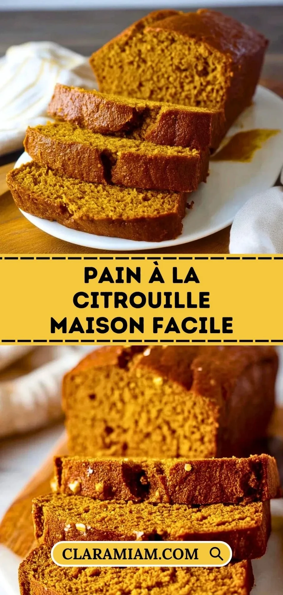 Pain À La Citrouille Maison Facile - Pin 1
