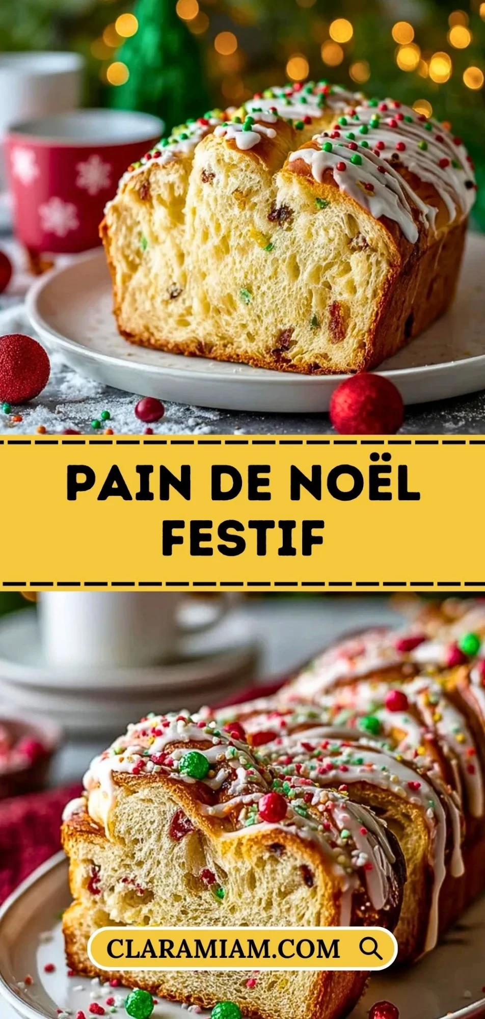 Pain De Noël Festif - Pin 1