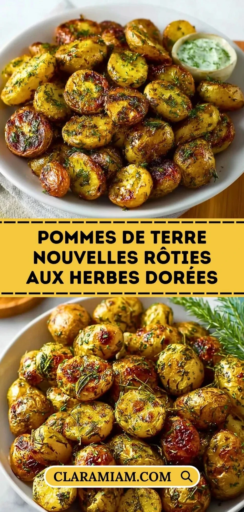 Pommes De Terre Nouvelles Rôties Aux Herbes Dorées
