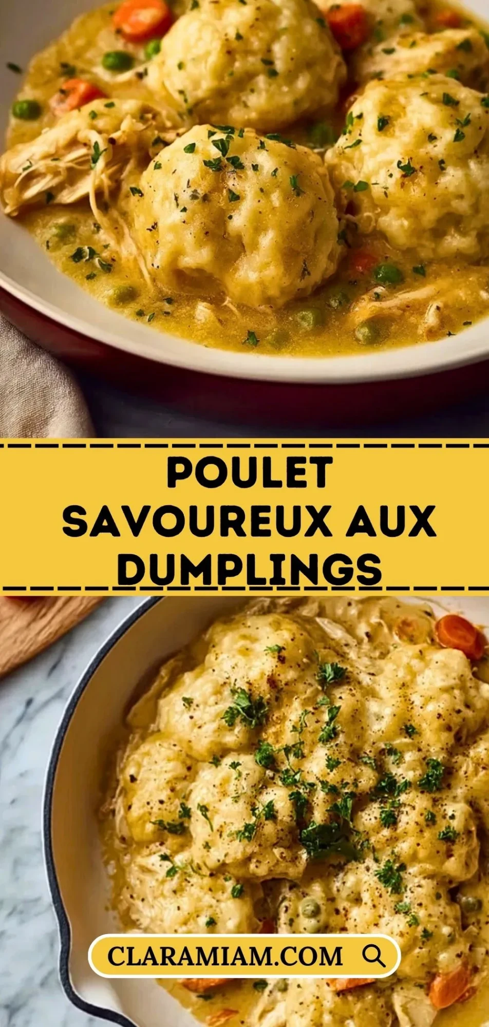 Poulet Savoureux Aux Dumplings