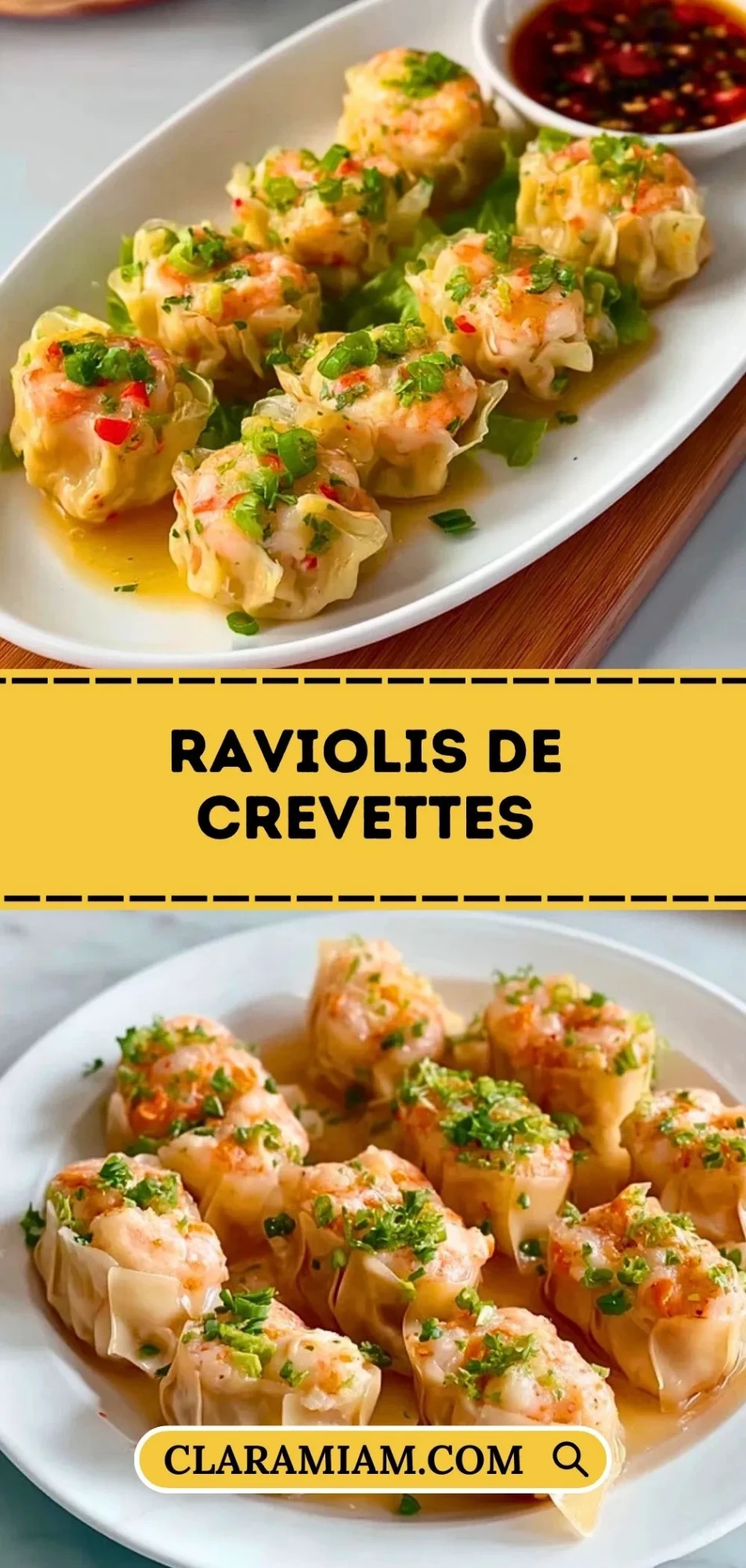 Raviolis De Crevettes - Pin 1