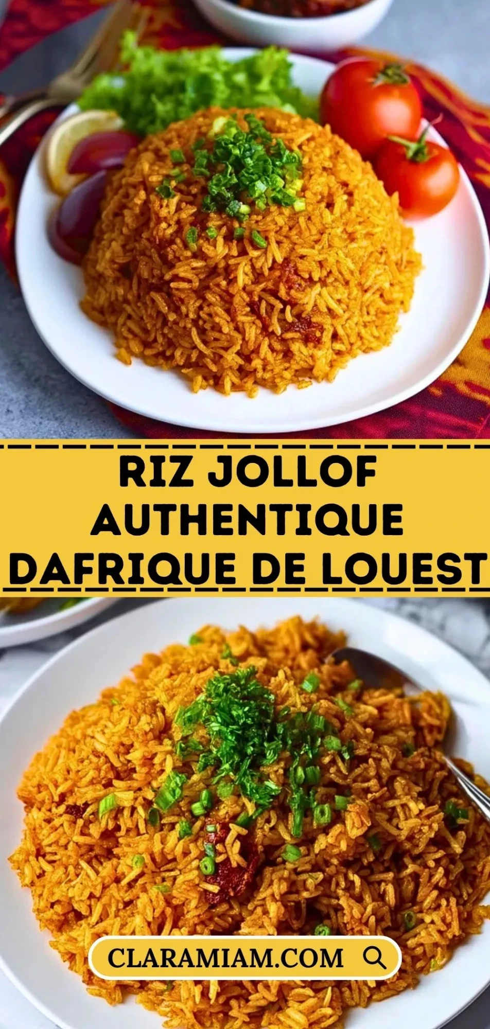 Riz Jollof Authentique dAfrique de lOuest - Pin 1