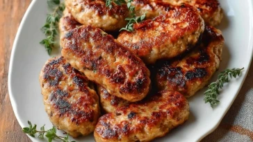 Saucisse de Poulet au Sirop dÉrable Maison