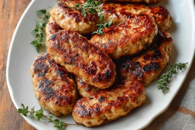 Saucisse de Poulet au Sirop dÉrable Maison