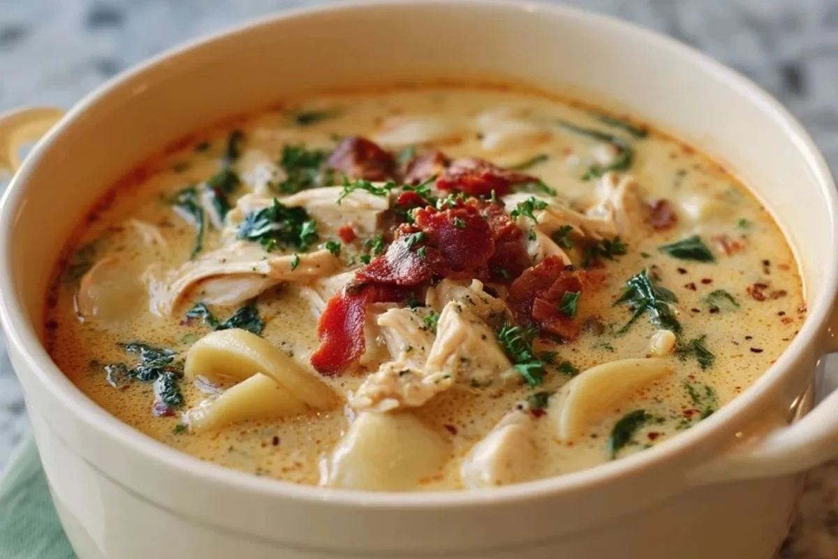 Soupe Crémeuse au Poulet Amoureux