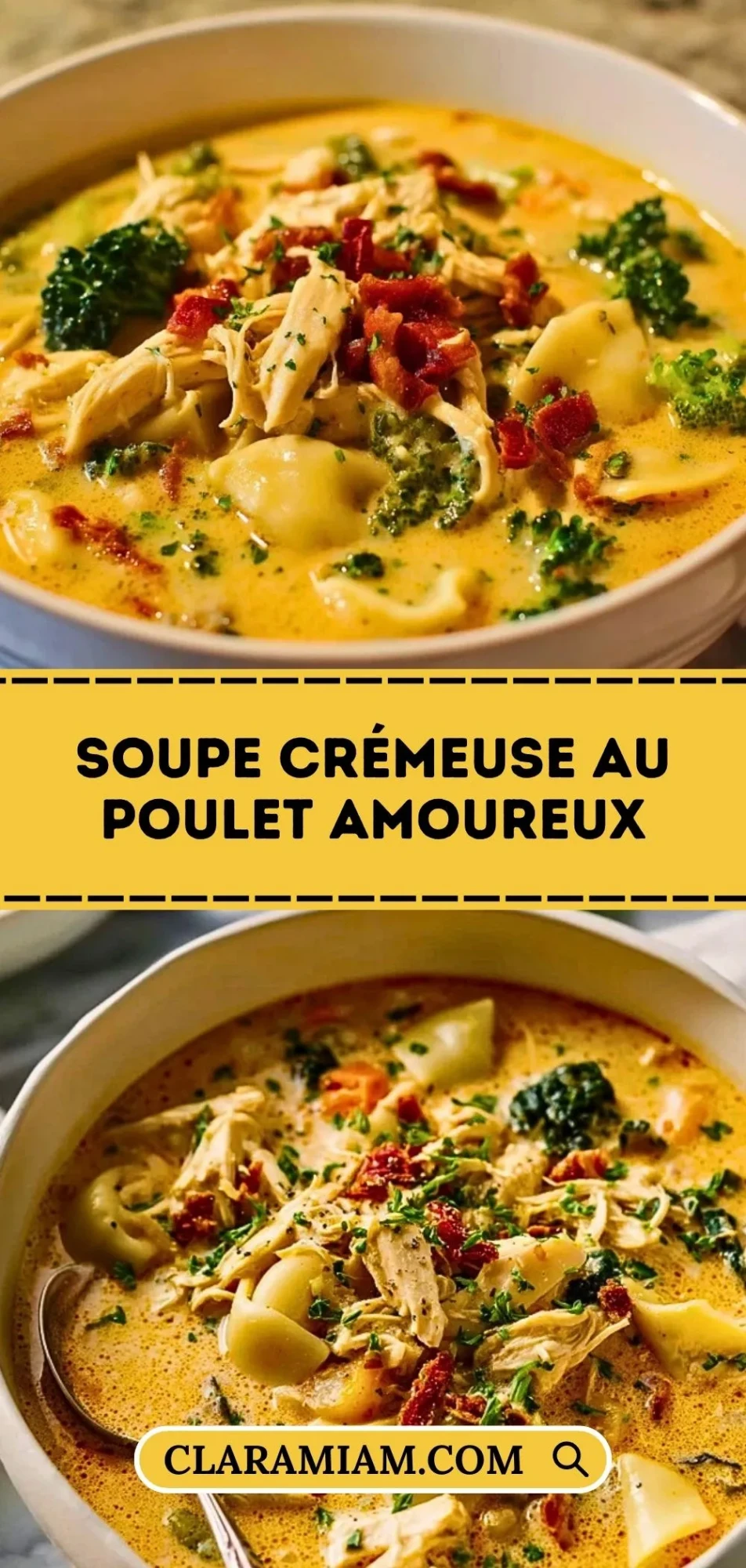 Soupe Crémeuse au Poulet Amoureux