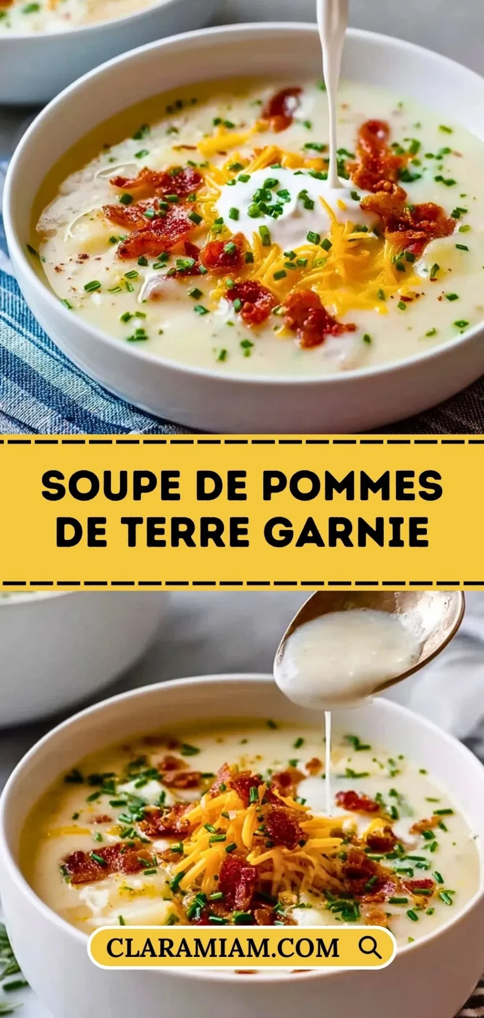 Soupe De Pommes De Terre Garnie - Pin 1