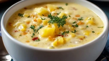 Soupe De Pommes De Terre Râpées
