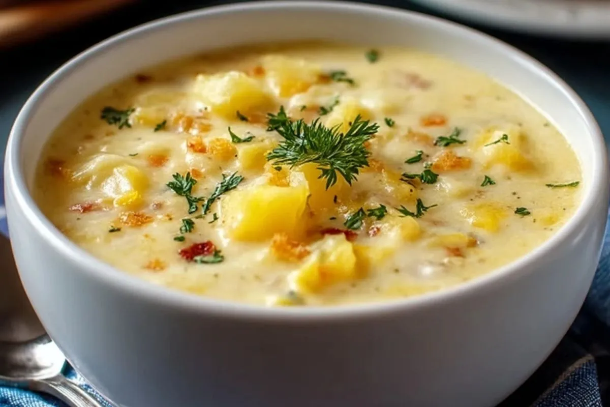 Soupe De Pommes De Terre Râpées