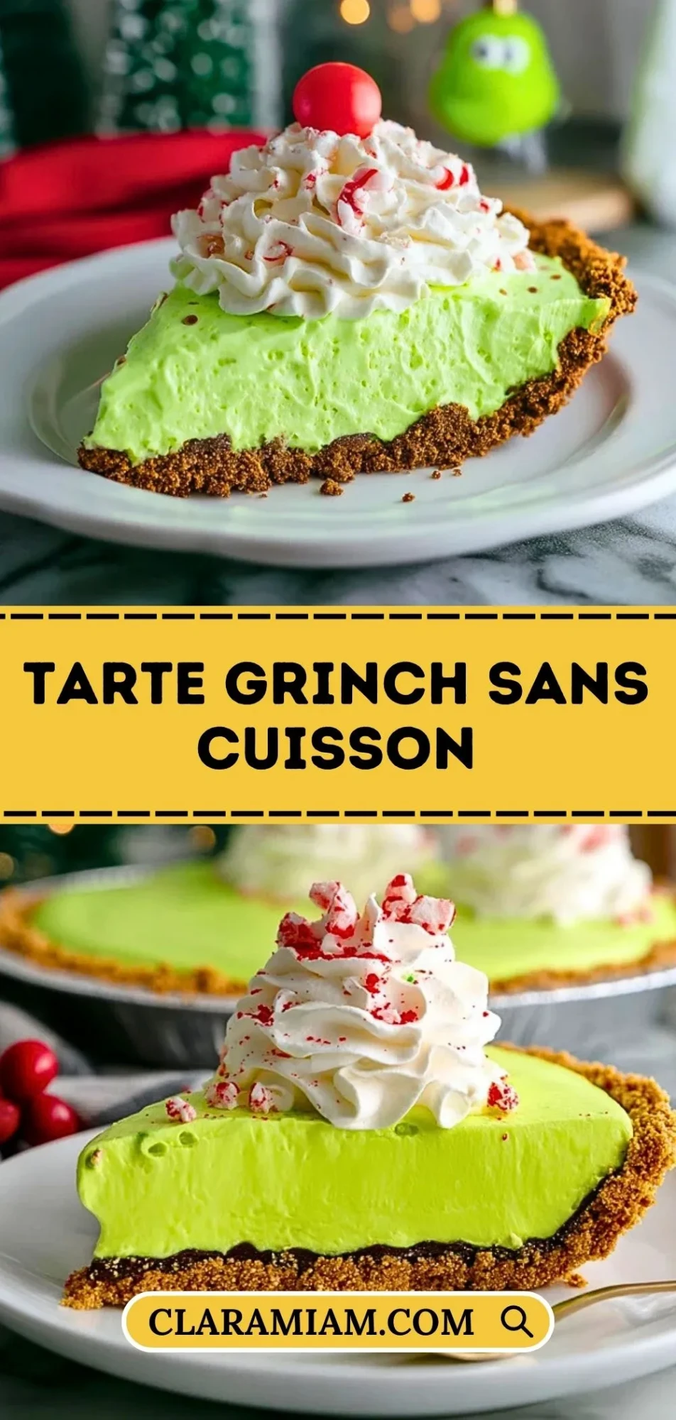 Tarte Grinch Sans Cuisson