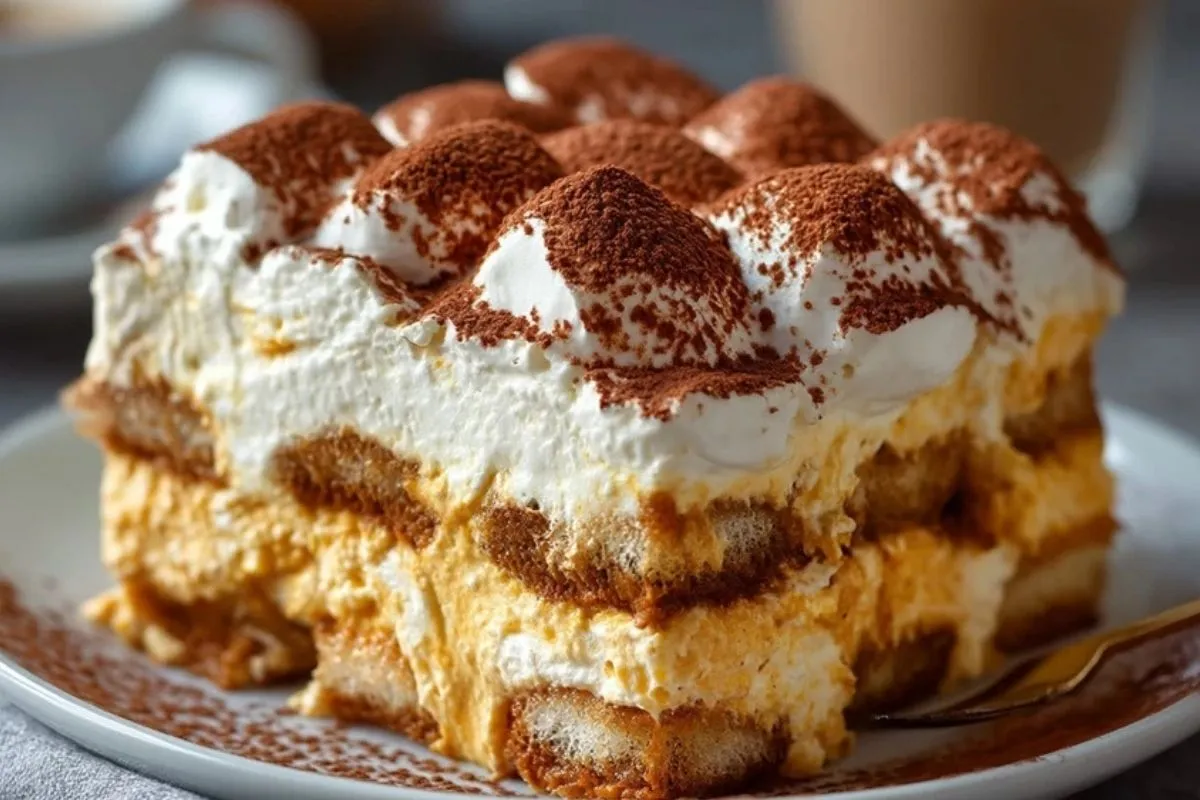 Tiramisu à la Citrouille Crémeux