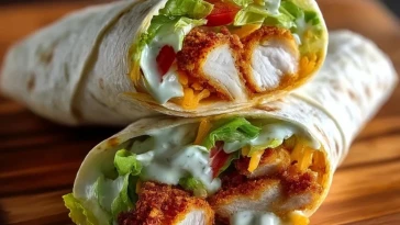 Wrap Au Poulet Pané Ranch Croquant