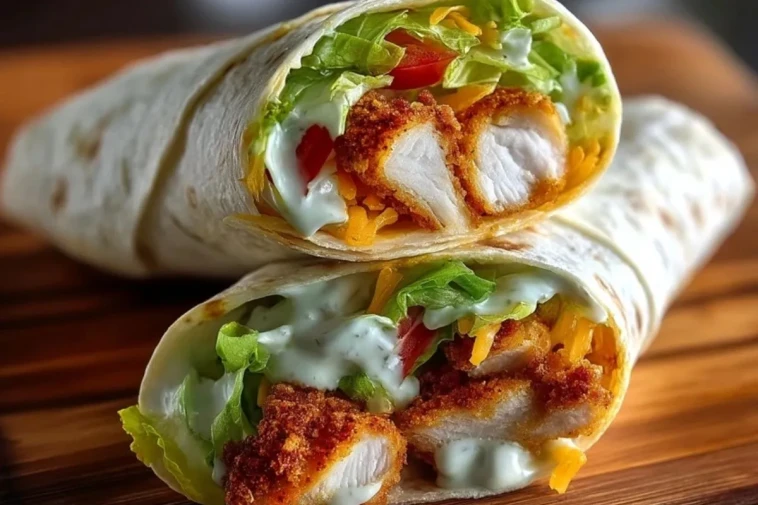 Wrap Au Poulet Pané Ranch Croquant