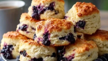 Biscuits Aux Myrtilles Moelleux