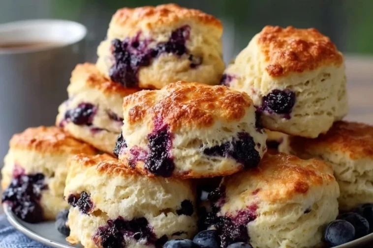 Biscuits Aux Myrtilles Moelleux