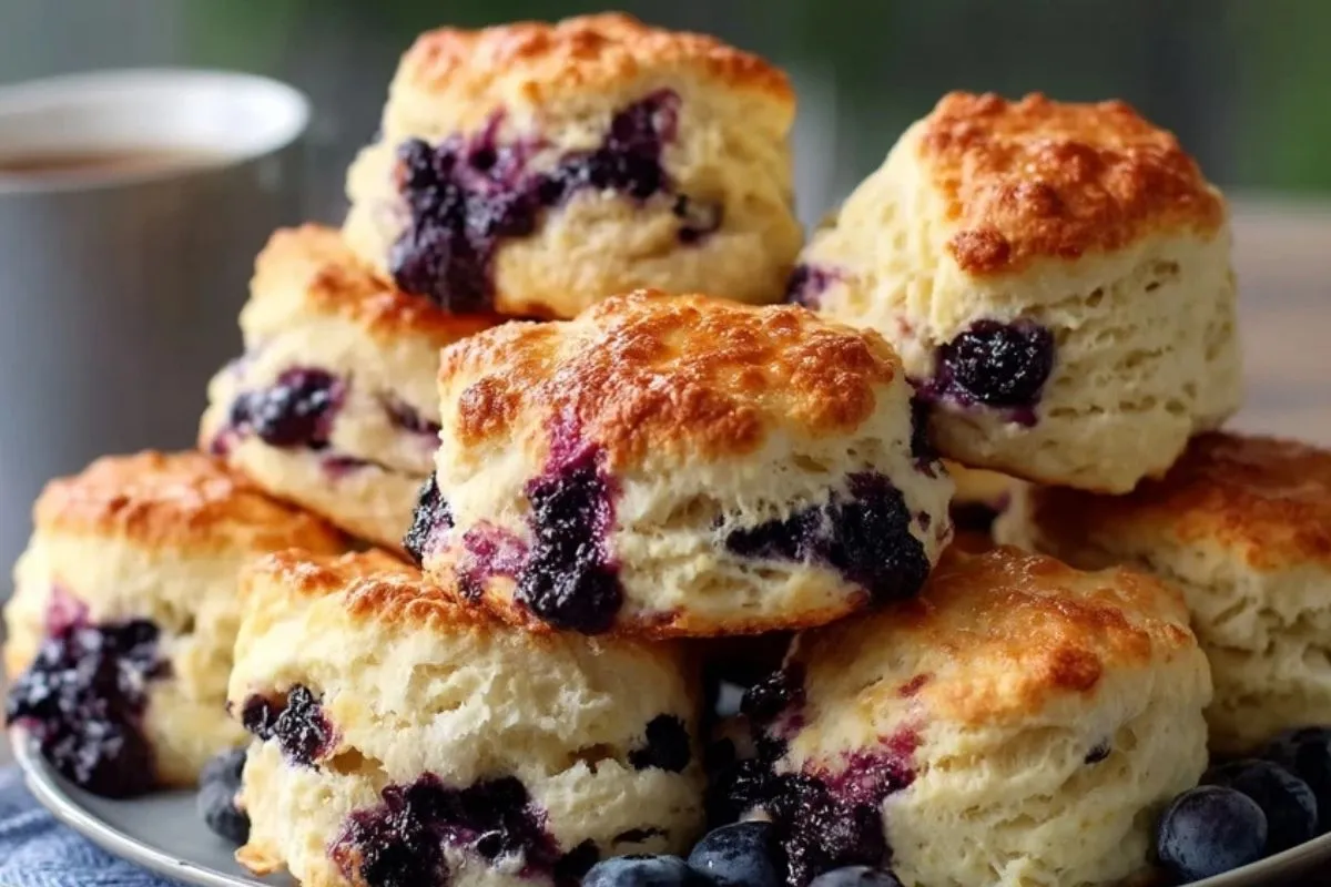 Biscuits Aux Myrtilles Moelleux