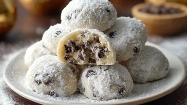 Biscuits Aux Pépites De Chocolat En Neige