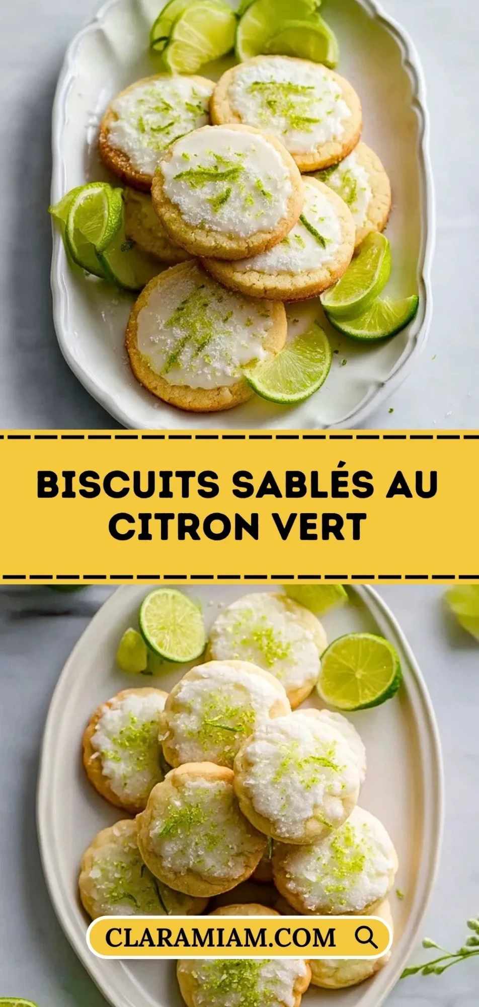 Biscuits Sablés Au Citron Vert - Pin 1