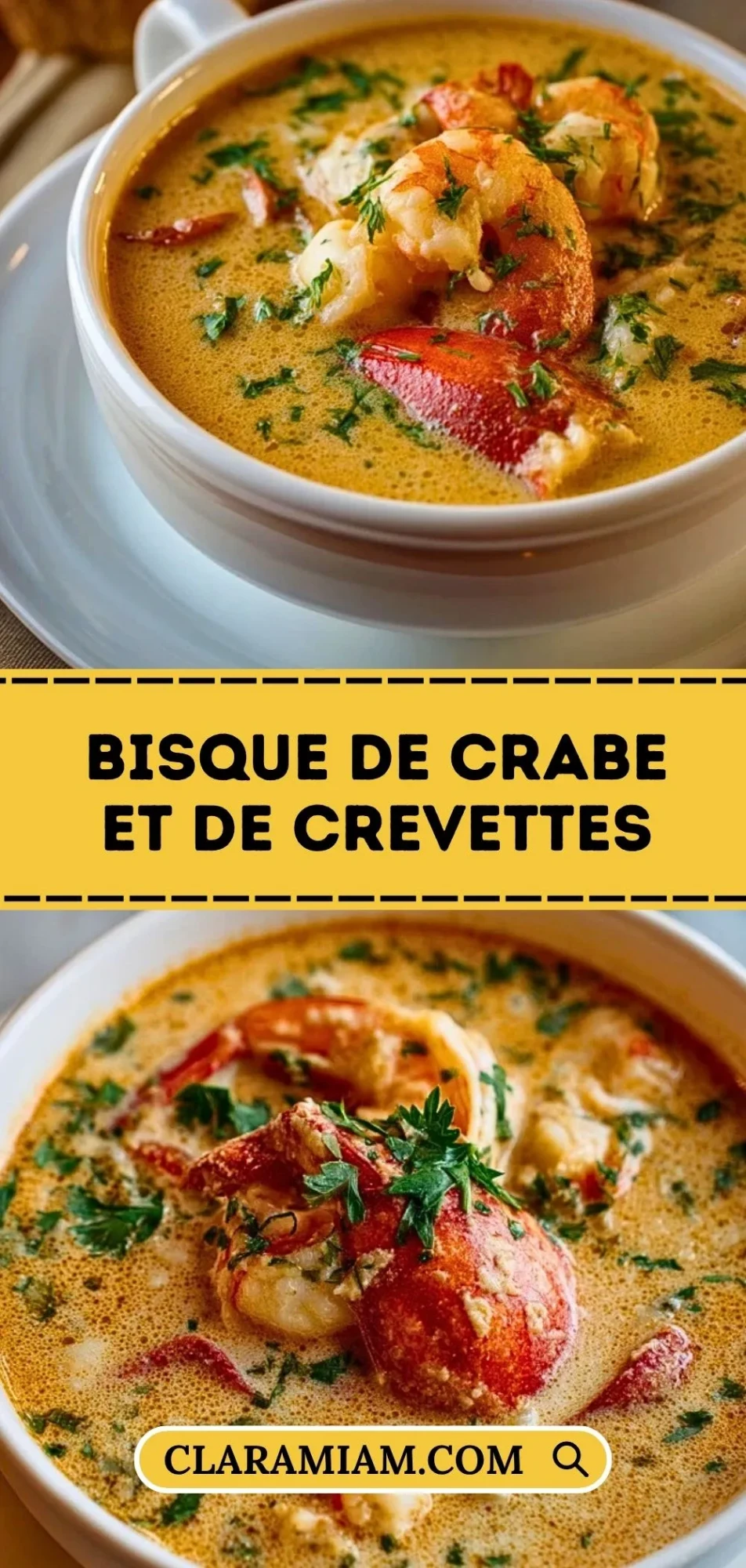 Bisque De Crabe Et De Crevettes - Pin 1 (1)