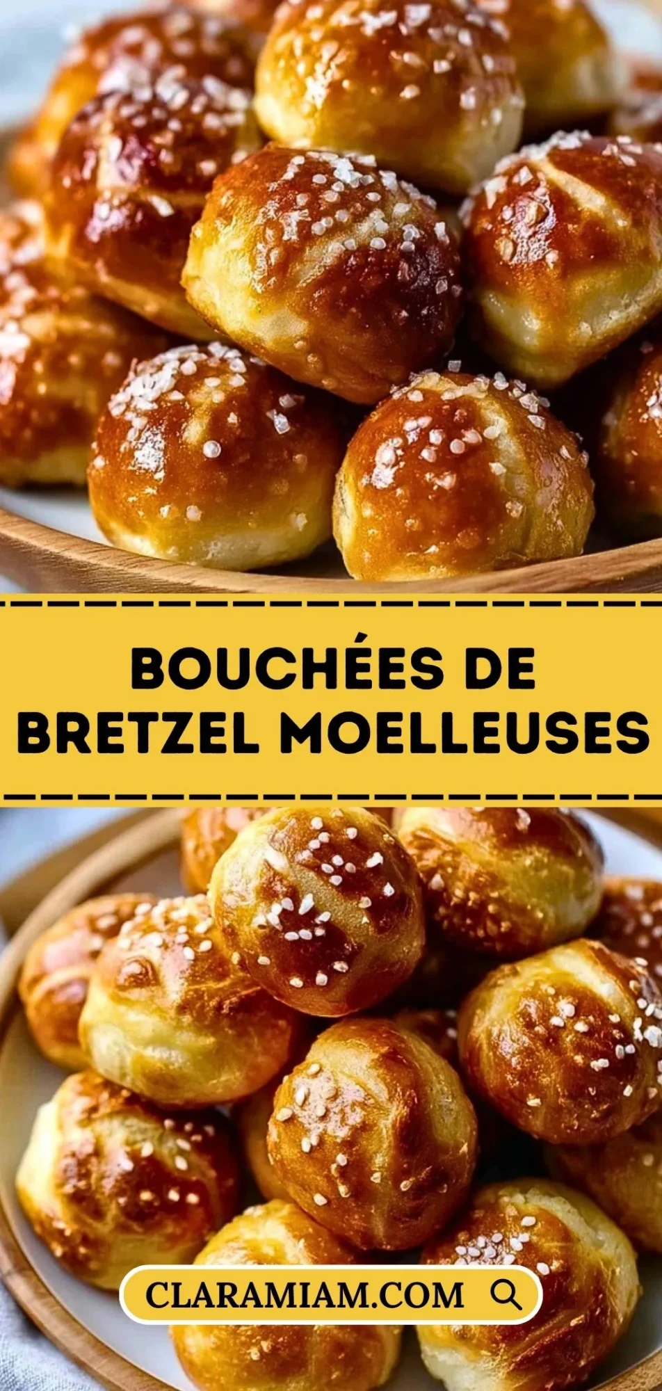 Bouchées De Bretzel Moelleuses - Pin 1
